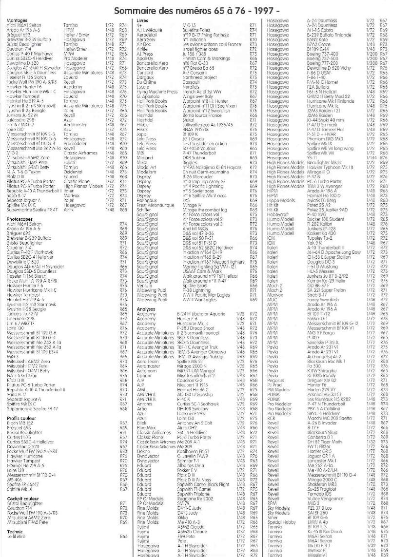 Replic 078 - Seversky P-35, Nakajima Ki-49, Bell X-1